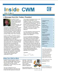 Inside CWM Newsletter – 2011 Summer