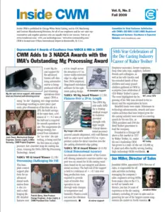 Inside CWM Newsletter – 2009 Fall