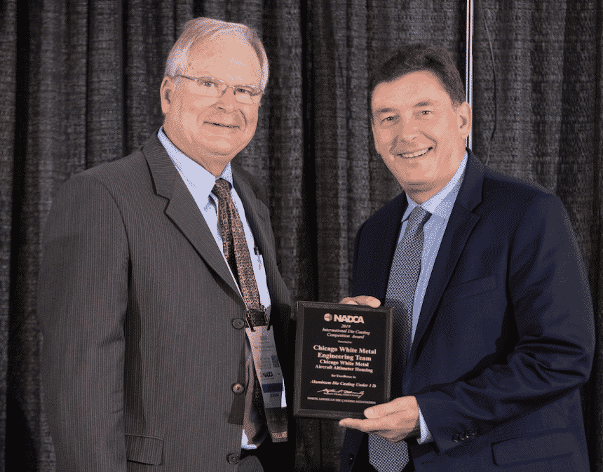 Eric Treiber, CWM President and CEO, accepts NADCA Award