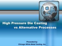 High Pressure Die Casting vs. Alternative Processes