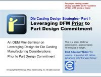 Leveraging DFM Prior to Design Commitment